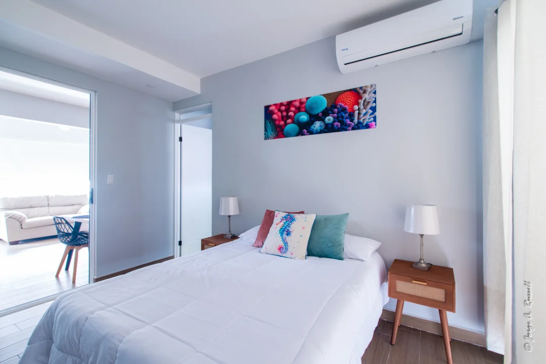Corals Brisa · bedroom adjoining the living room